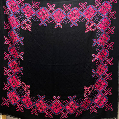 Louis-vuitton Monogram Shawl Flowergram Black