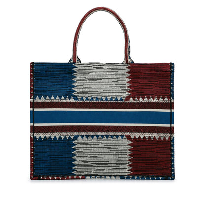 Large French Flag Book Tote