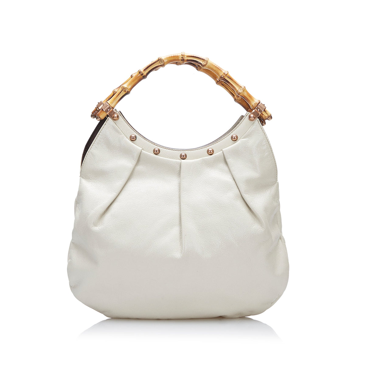 Gucci Mini Bamboo Studded Hobo Hobo Bag