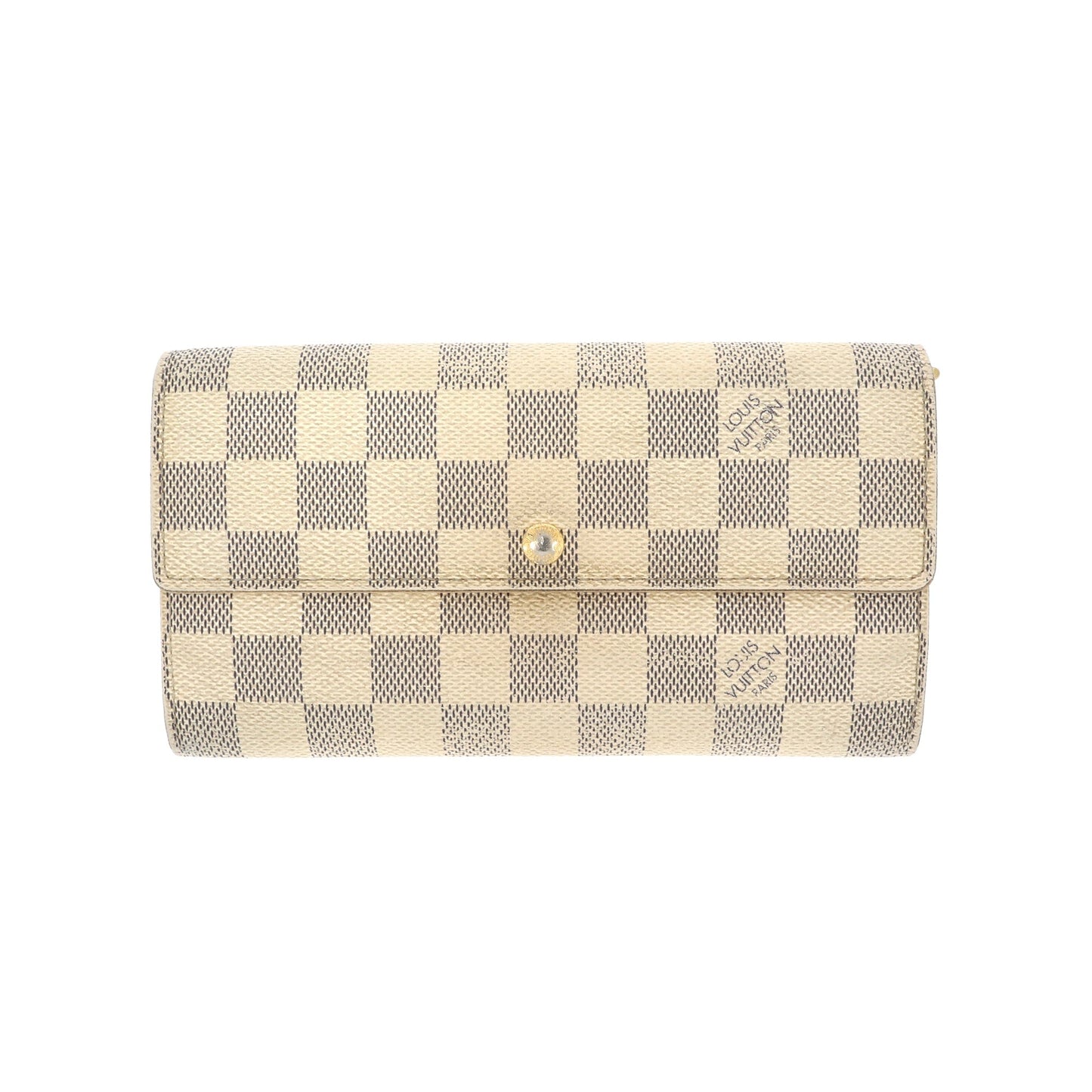 LOUIS VUITTON Wallet in White Canvas