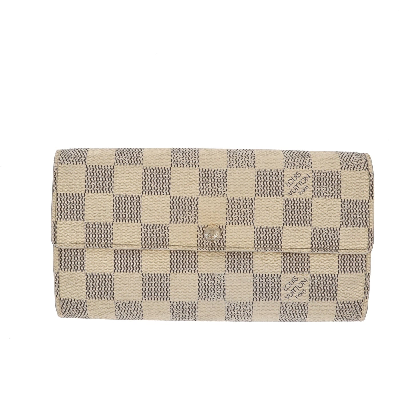 LOUIS VUITTON Wallet in White Canvas