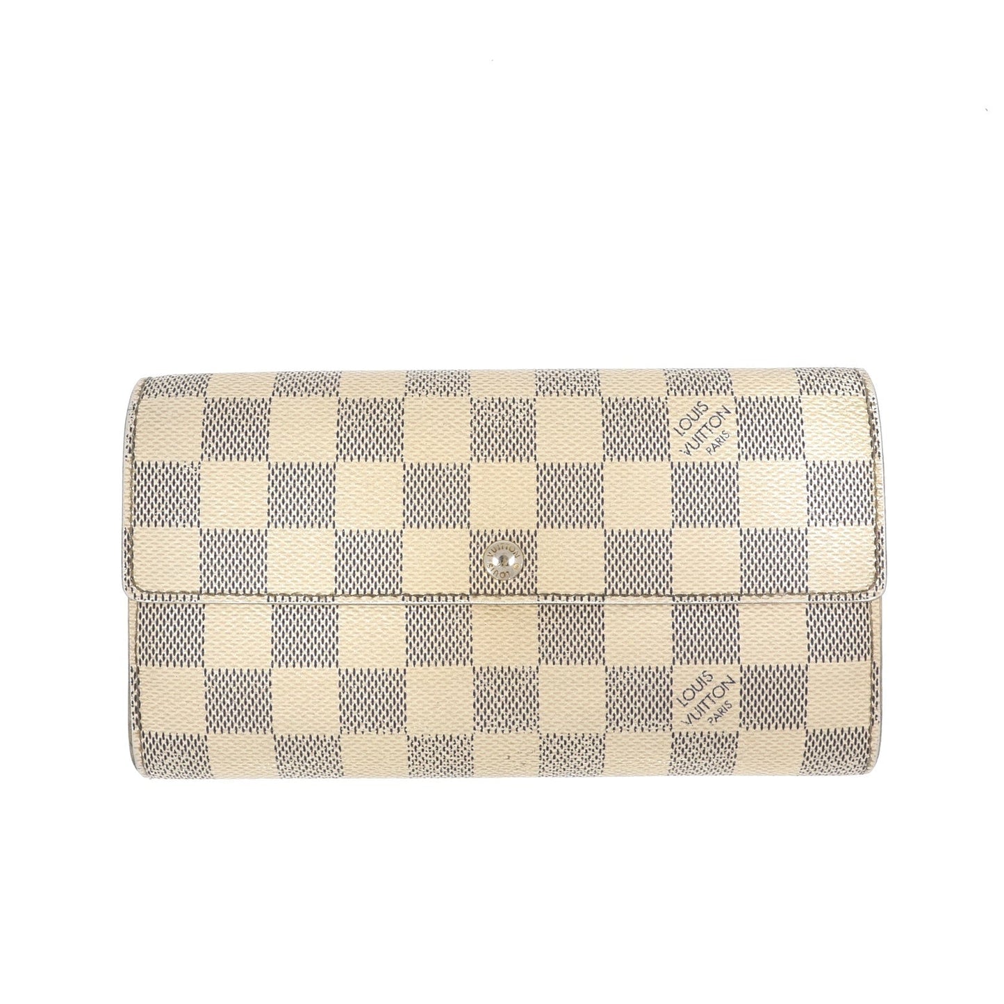 LOUIS VUITTON Wallet in White Canvas