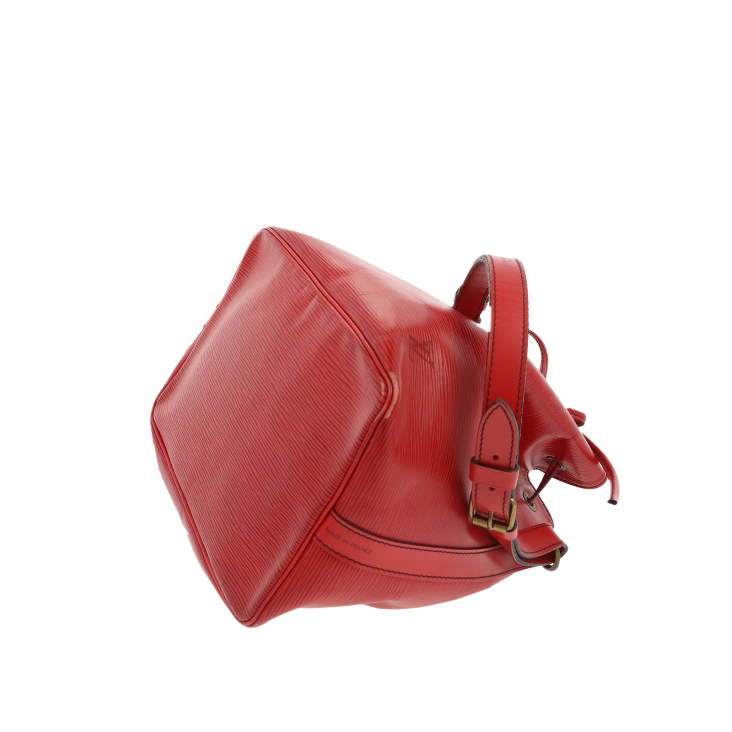 LOUIS VUITTON Noe Shoulder Bag in Red Leather