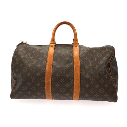 LOUIS VUITTON Keepall Travel bag in Brown Canvas