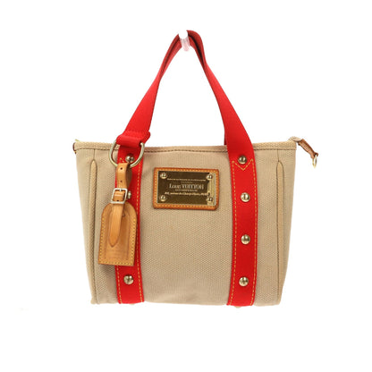 LOUIS VUITTON Handbag in Beige Fabric