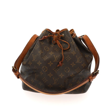 LOUIS VUITTON Noe Shoulder Bag in Brown Canvas