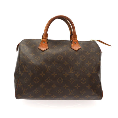 LOUIS VUITTON Speedy Handbag in Brown Canvas