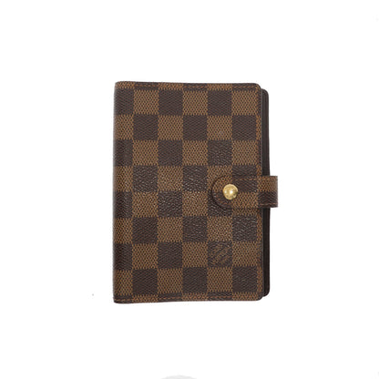 LOUIS VUITTON Agenda Cover in Brown Canvas