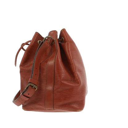 LOUIS VUITTON Noe Shoulder Bag in Brown Leather