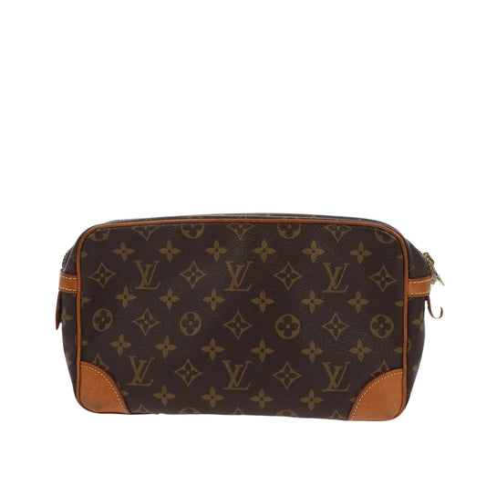 LOUIS VUITTON Travel Bag in Brown Canvas