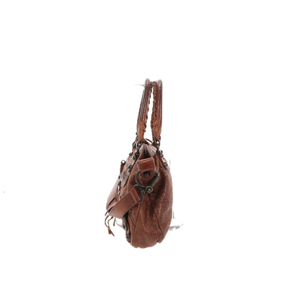 Balenciaga First Handbag in Brown Leather