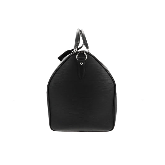 LOUIS VUITTON X SUPREME X Supreme Black Epi Keepall 55 Travel Bag