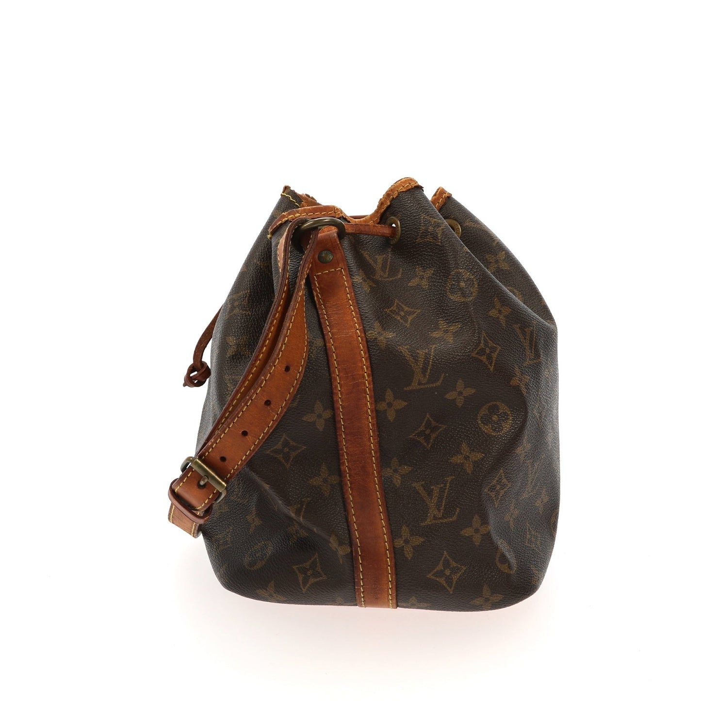 LOUIS VUITTON Noe Shoulder Bag in Brown Canvas