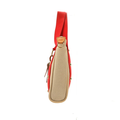 LOUIS VUITTON Handbag in Beige Fabric
