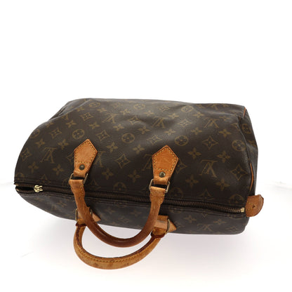 LOUIS VUITTON Speedy Handbag in Brown Canvas