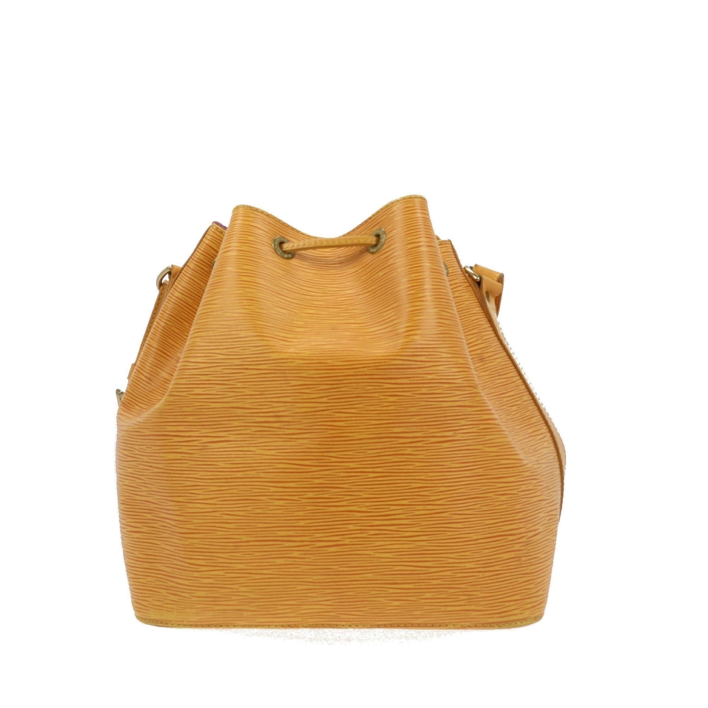 LOUIS VUITTON Noe Shoulder Bag in Yellow Leather