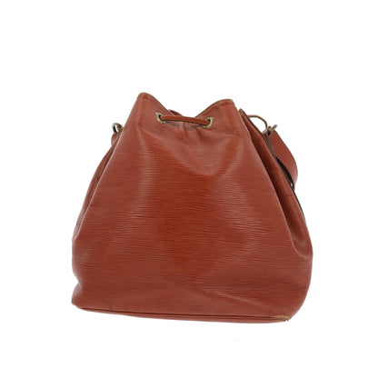 LOUIS VUITTON Noe Shoulder Bag in Brown Leather