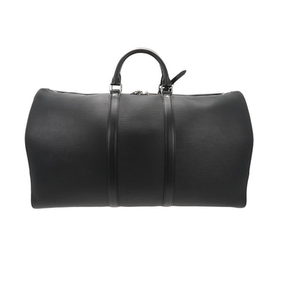 LOUIS VUITTON X SUPREME X Supreme Black Epi Keepall 55 Travel Bag