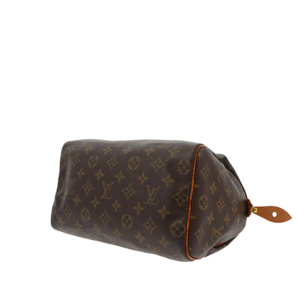 LOUIS VUITTON Speedy Handbag in Brown Canvas