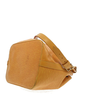 LOUIS VUITTON Noe Shoulder Bag in Yellow Leather