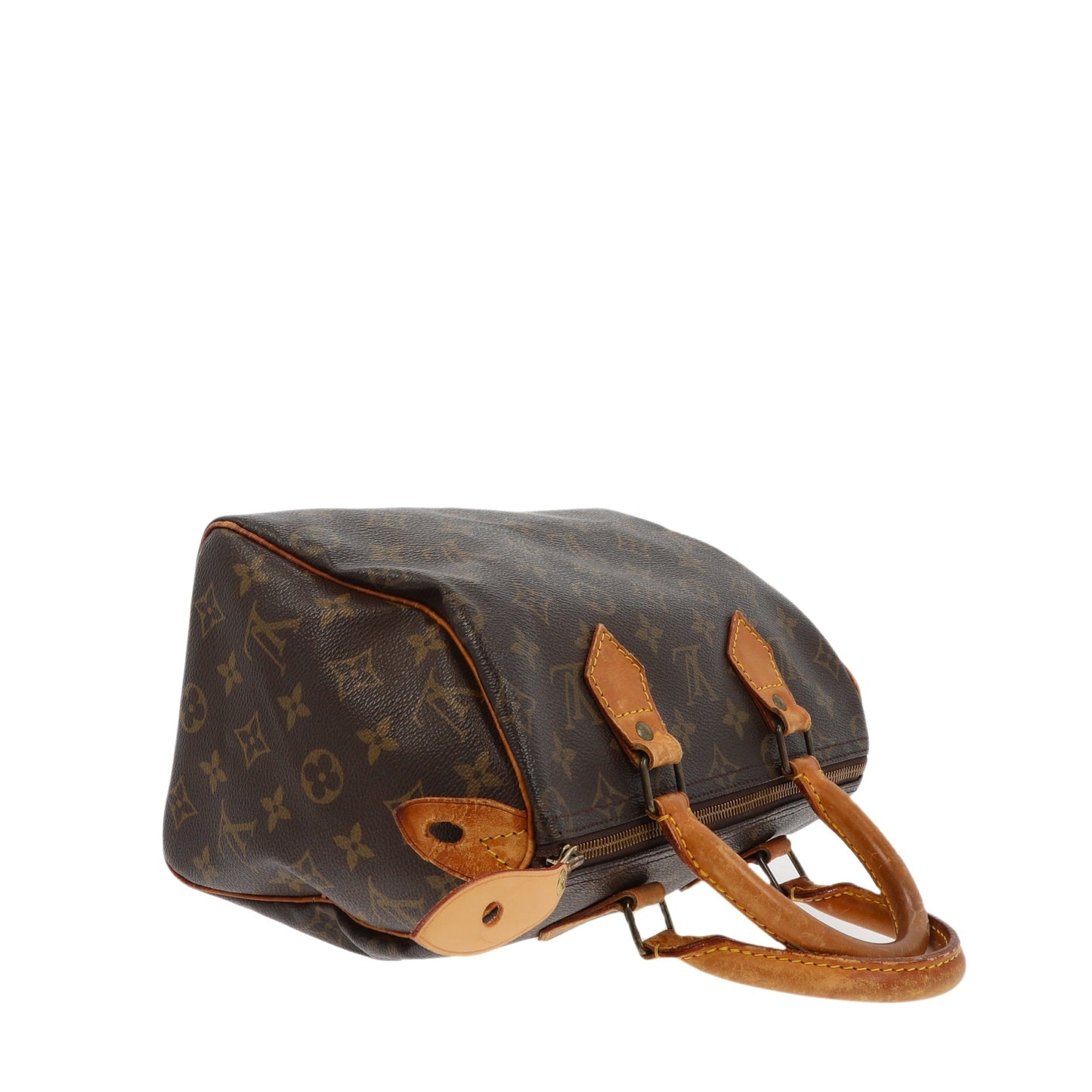 LOUIS VUITTON Speedy Handbag in Brown Canvas