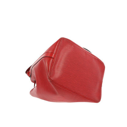 LOUIS VUITTON Noe Shoulder Bag in Red Leather