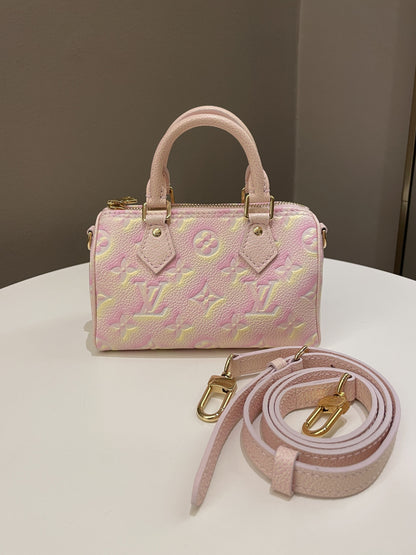 Louis Vuitton Nano Speedy Stardust Monogram Empreinte