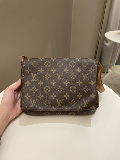 Louis Vuitton Musette Tango Shoulder Bag Monogram