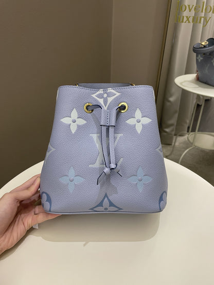 Louis Vuitton Neonoe BB By The Pool Summer Blue Empreinte
