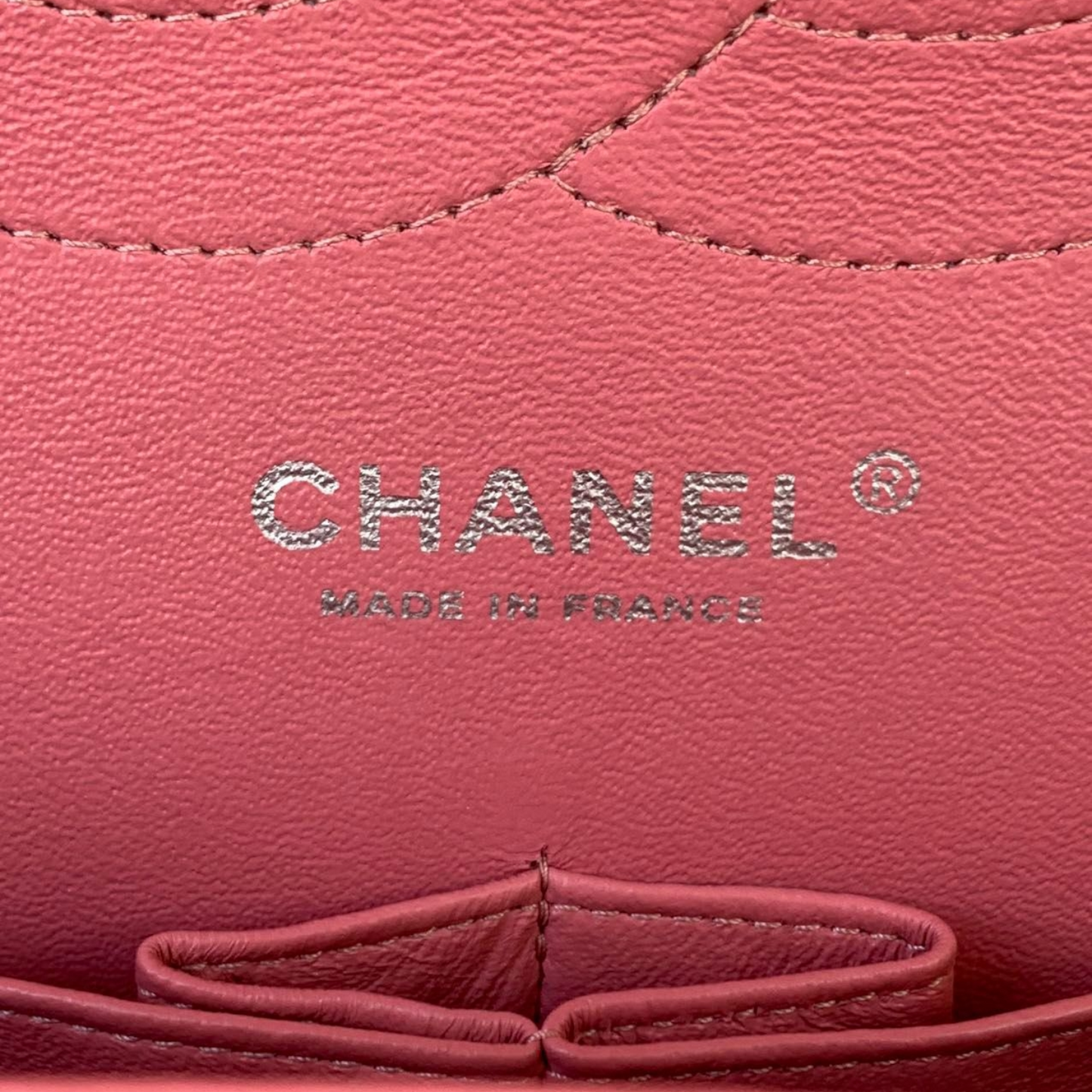 Jumbo Double Flap Lambskin Pink SHW