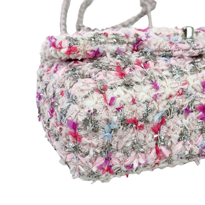 Mini Rectangular Flap Tweed Multi Color SHW