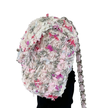 Mini Rectangular Flap Tweed Multi Color SHW