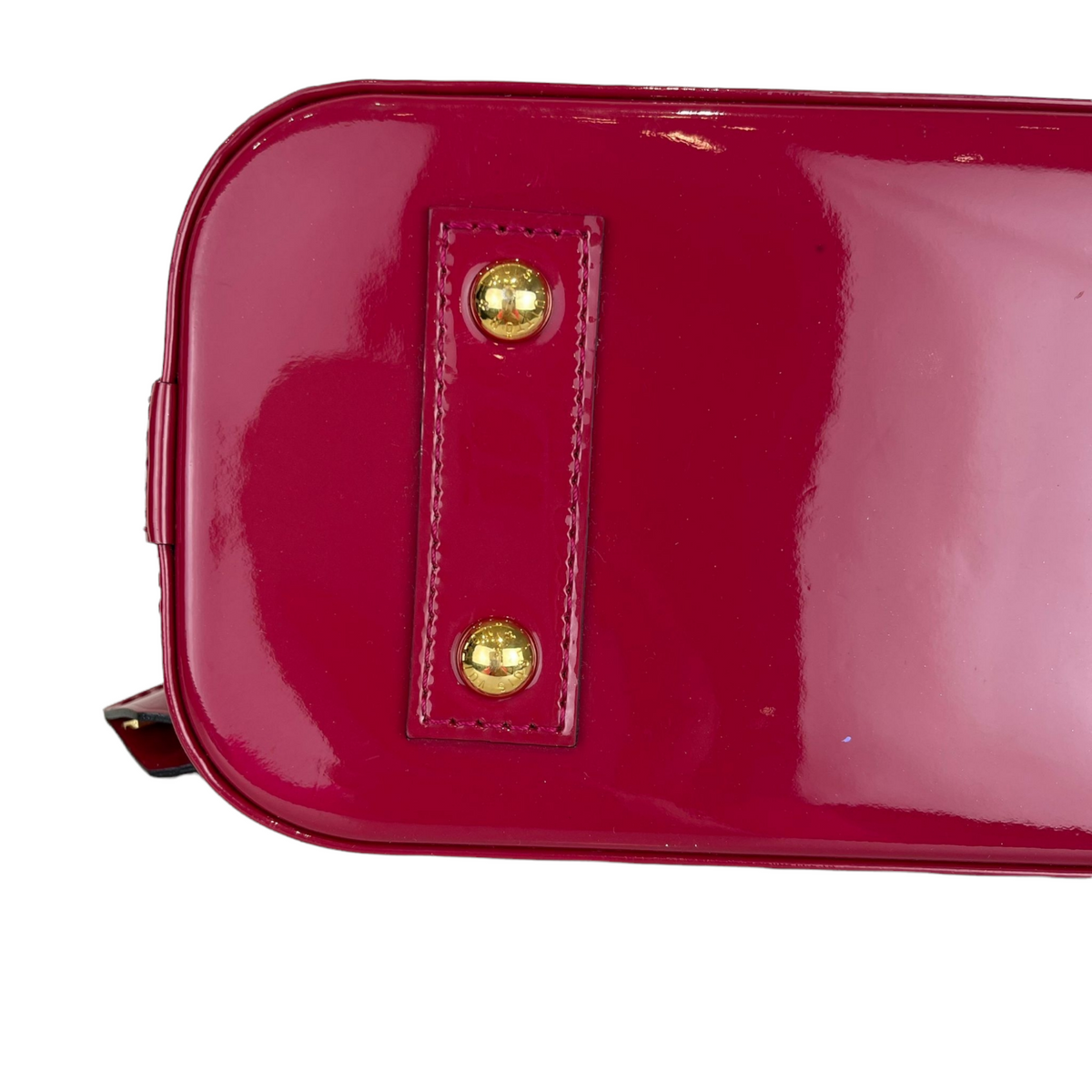 Louis-Vuitton Alma BB Vernis Leather Pink GHW