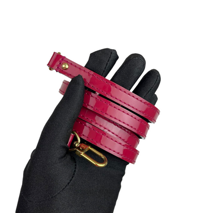 Louis-Vuitton Alma BB Vernis Leather Pink GHW