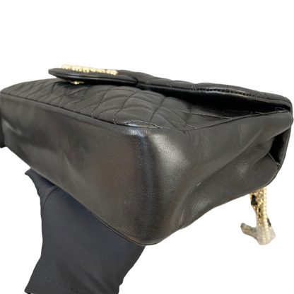 Westminster Flap Lambskin Black Pearl Strap
