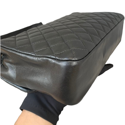 Westminster Flap Lambskin Black Pearl Strap