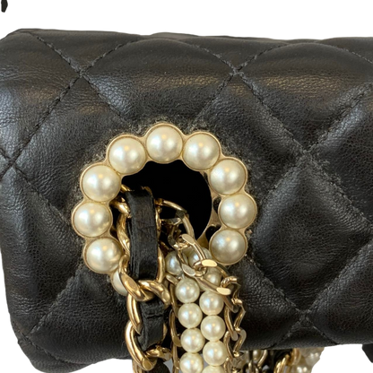 Westminster Flap Lambskin Black Pearl Strap