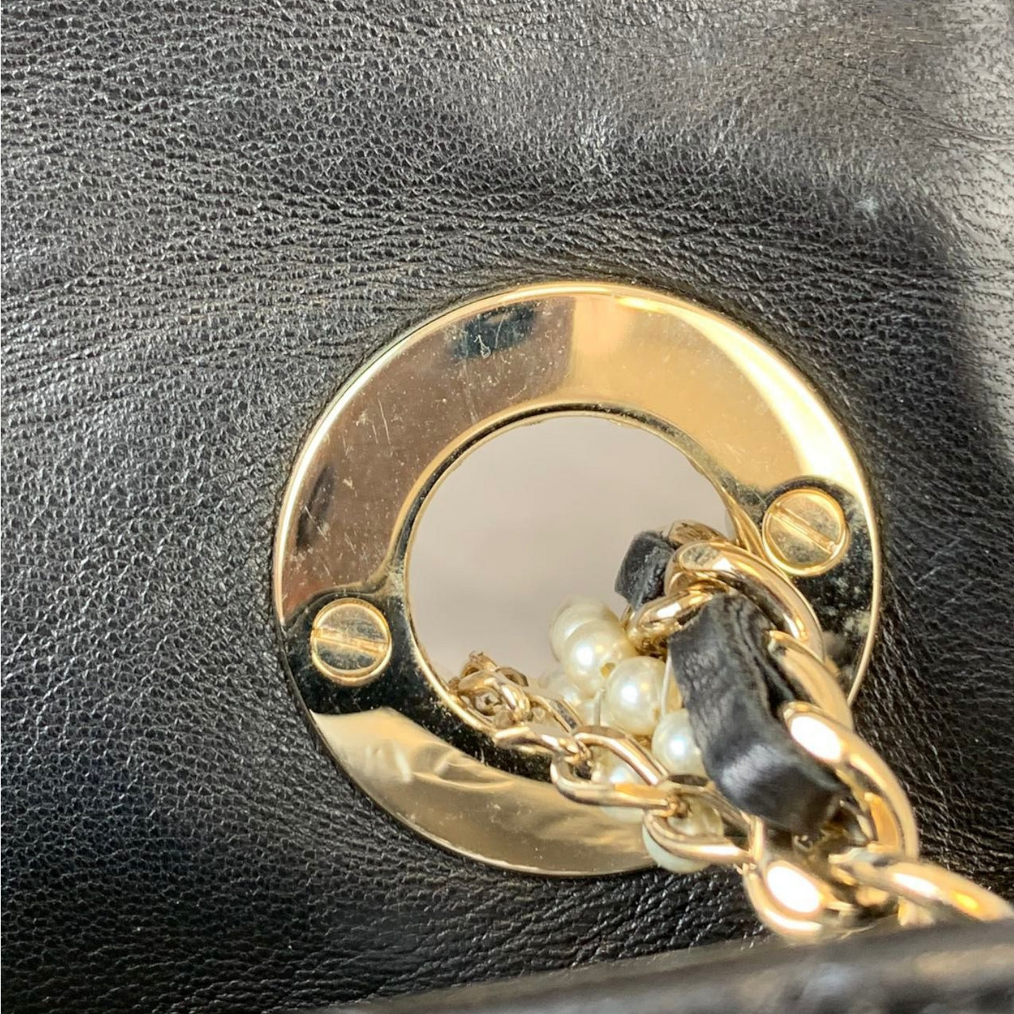 Westminster Flap Lambskin Black Pearl Strap