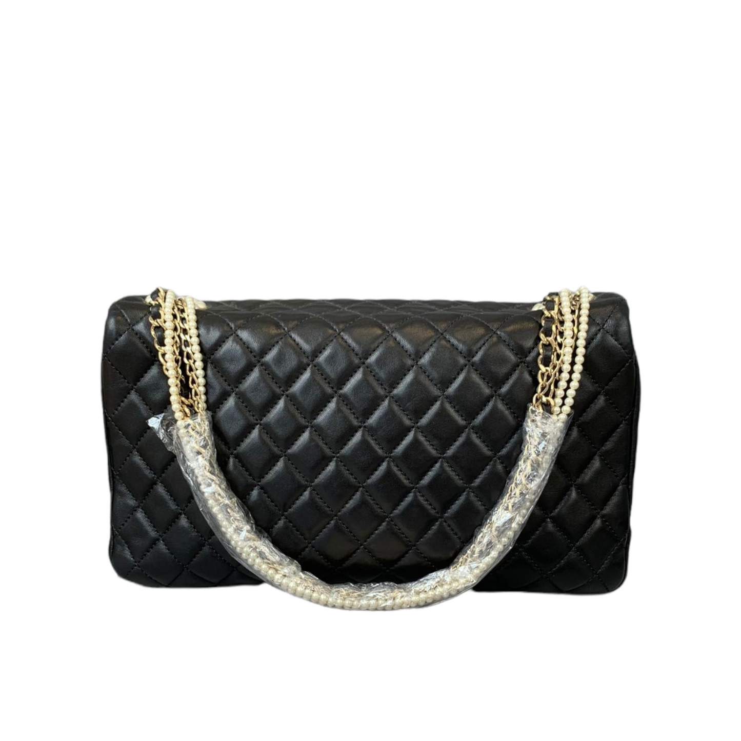 Westminster Flap Lambskin Black Pearl Strap