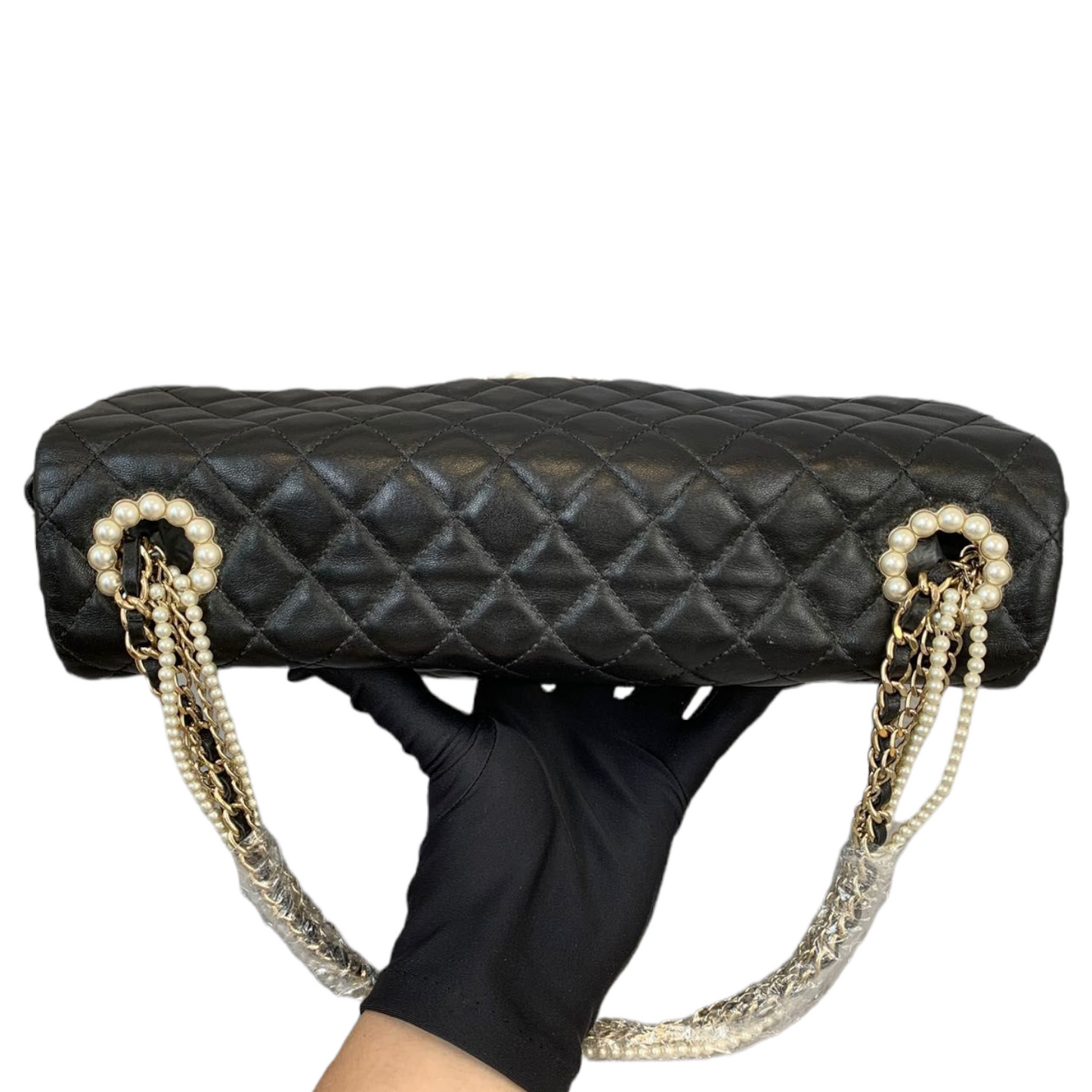 Westminster Flap Lambskin Black Pearl Strap