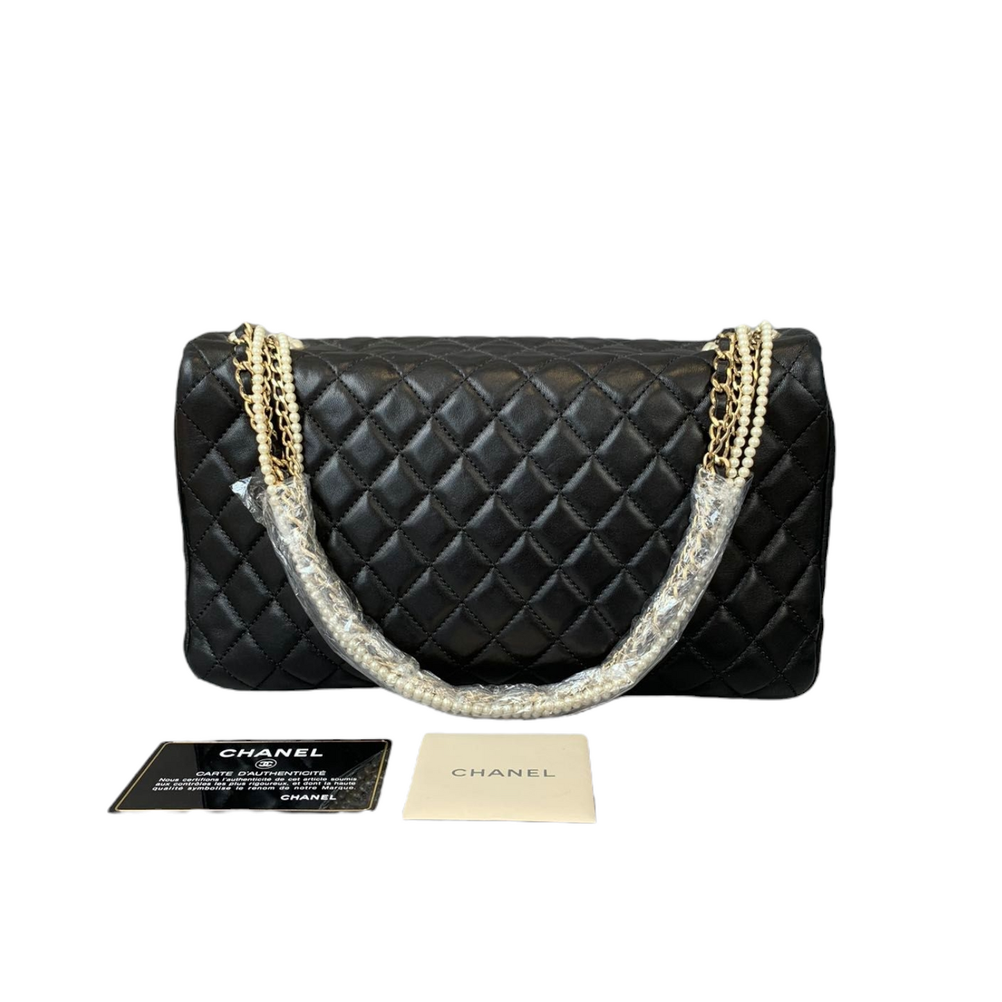 Westminster Flap Lambskin Black Pearl Strap