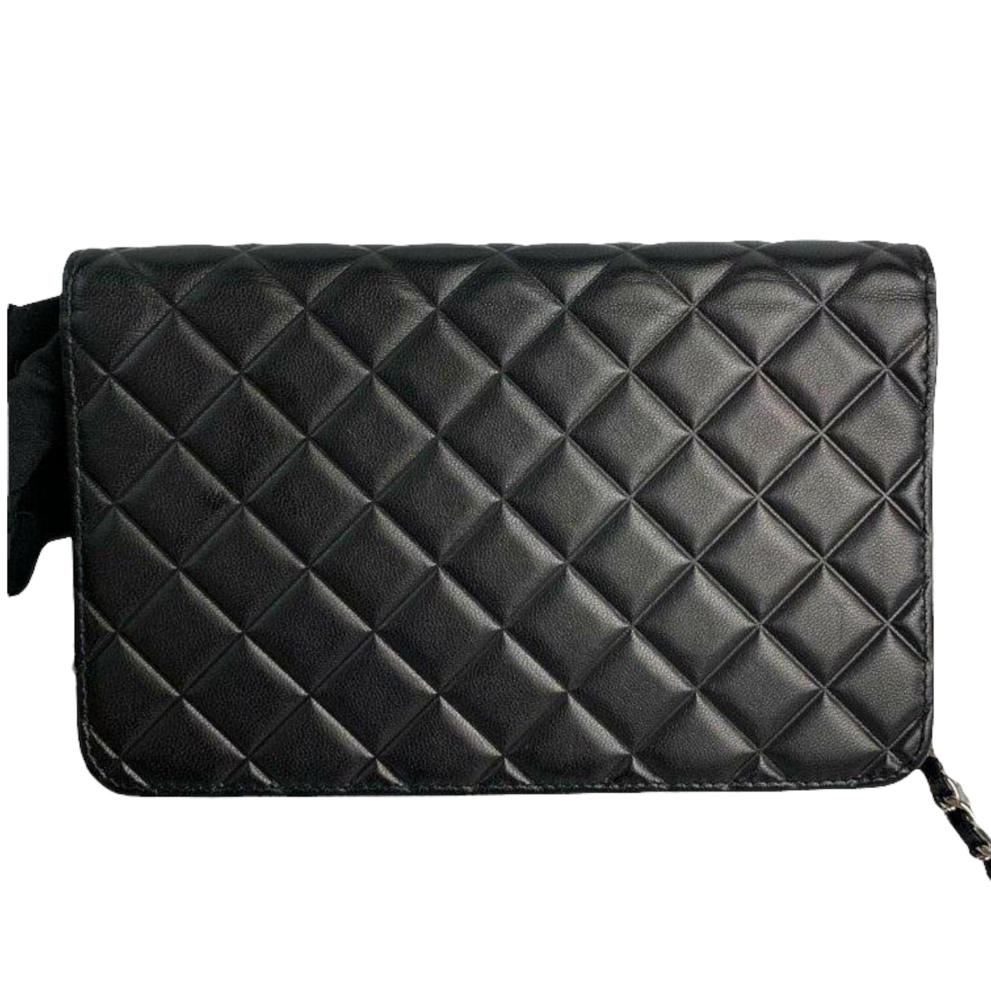 WOC Wallet on Chain Calfskin Black SHW