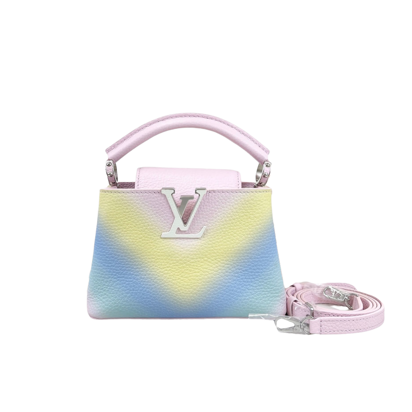 Louis-Vuitton Mini Capucines Rainbow SHW
