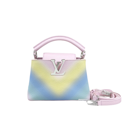 Louis-Vuitton Mini Capucines Rainbow SHW