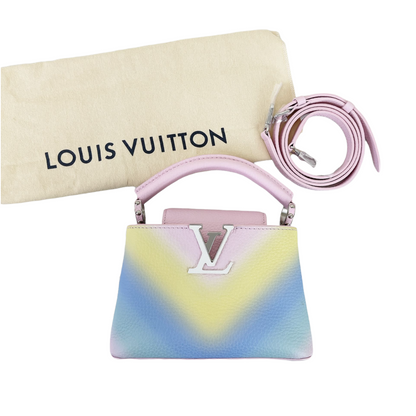Louis-Vuitton Mini Capucines Rainbow SHW