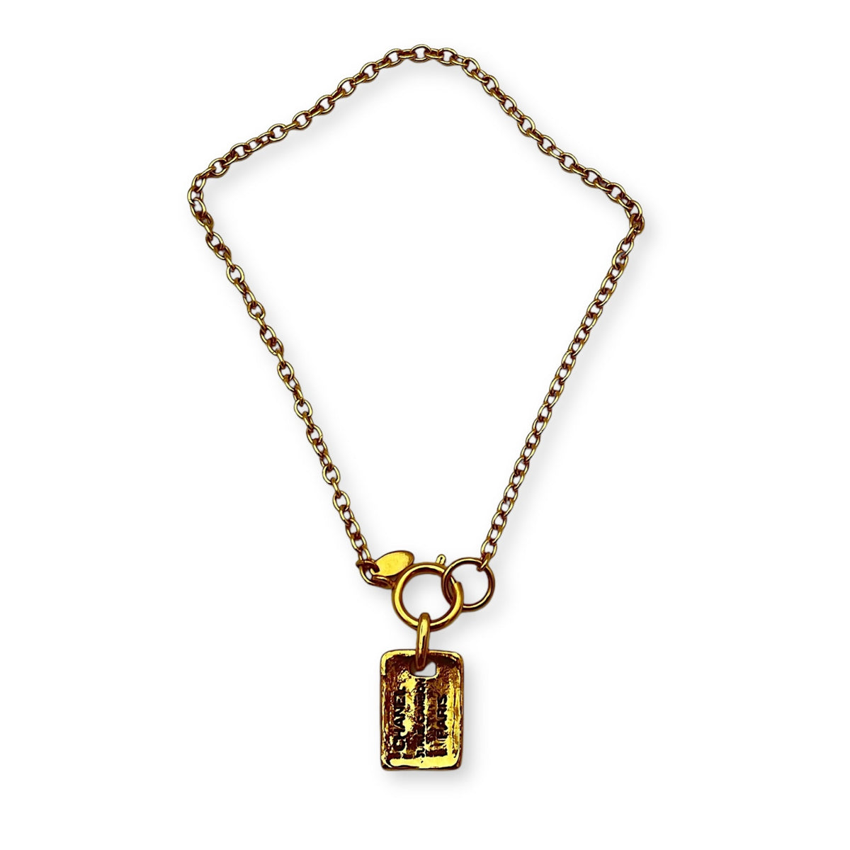 Vintage 31 Rue Cambon Paris Gold Necklace in Metal, Gold hardware