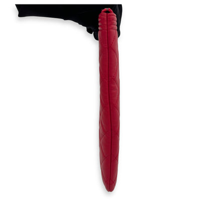 Boy Red O Case in Lambskin, Ruthenium hardware