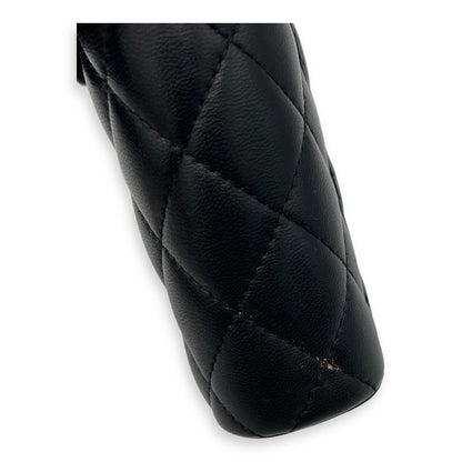 CC Vanity Bag Black in Lambskin, Gold hardware