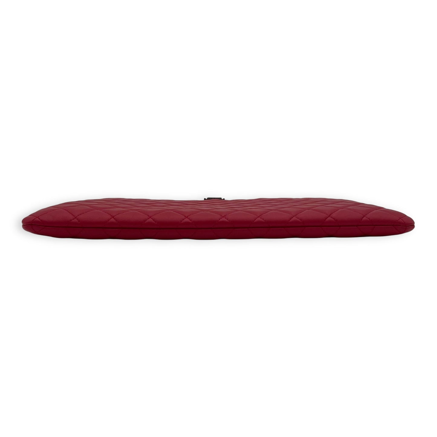 Boy Red O Case in Lambskin, Ruthenium hardware