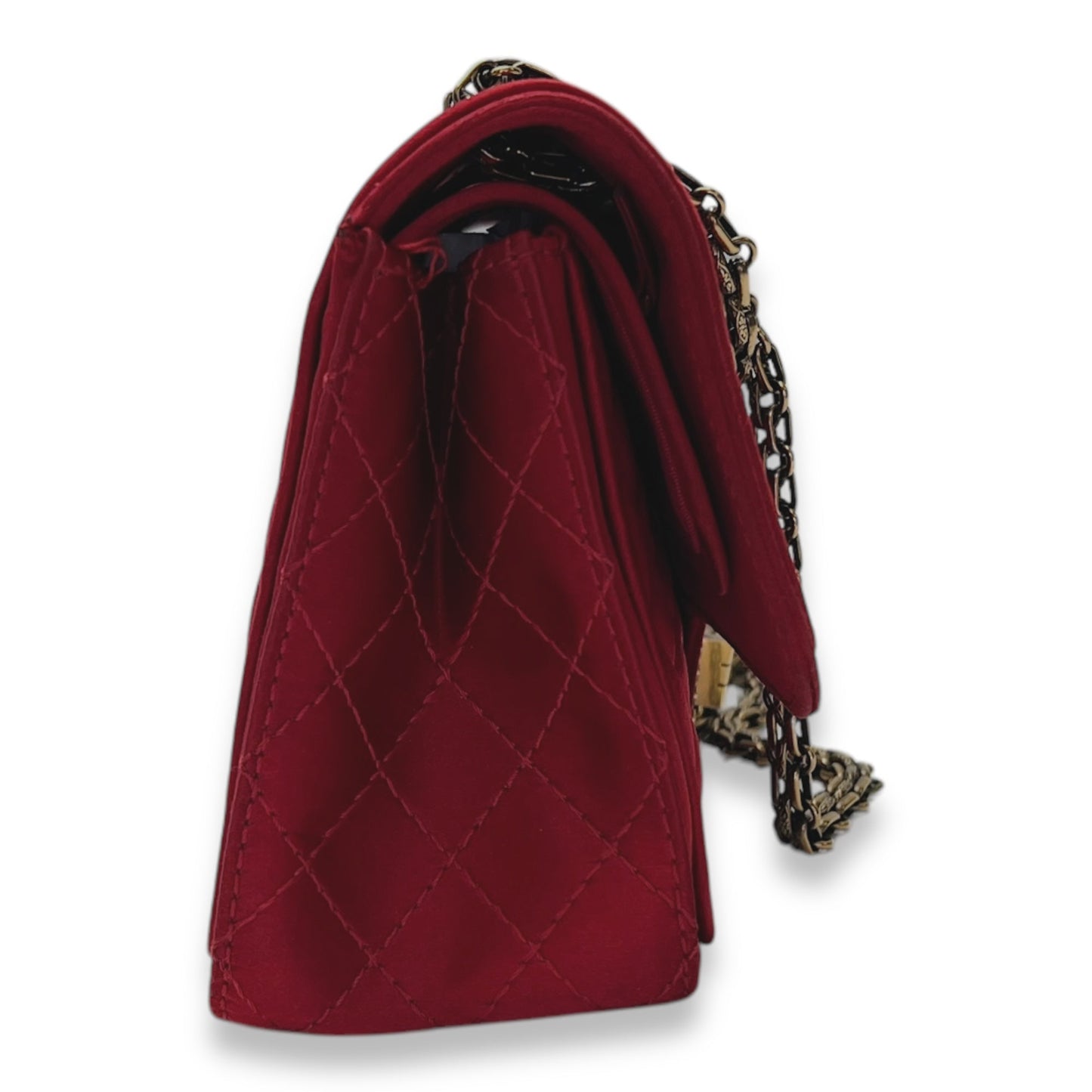 2.55 Reissue  225 Shoulder bag in Satin, Gold Hardware